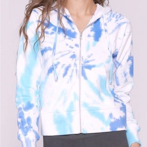 Spiritual Gangster Graphic Namaste Fleece Lined Full Zip Hoodie size Med